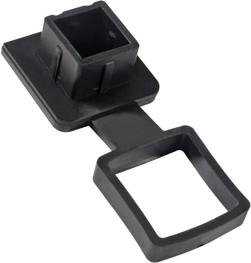 DORHEA Trailer Hitch Tube Cover 1.25'' Rubber Plug Cap Insert 1 1/4 inch Heavy Duty Towing Hitch Covers for 1.25'' Receivers Class 1 2 I II Ford Jeep Dodge Nissan Audi Porsche Polaris ATV UTV - Image 1